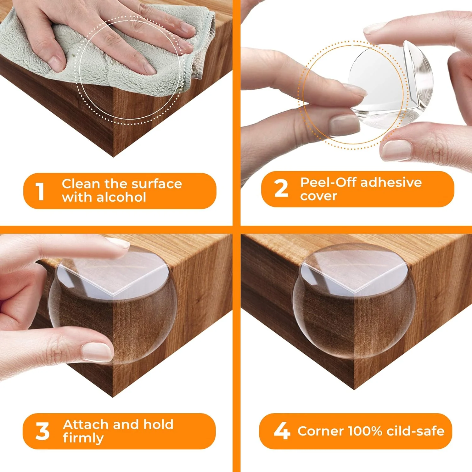 SafeCorners™ – Transparante hoekbeschermers voor kinderen | 20 stuks - Image 6