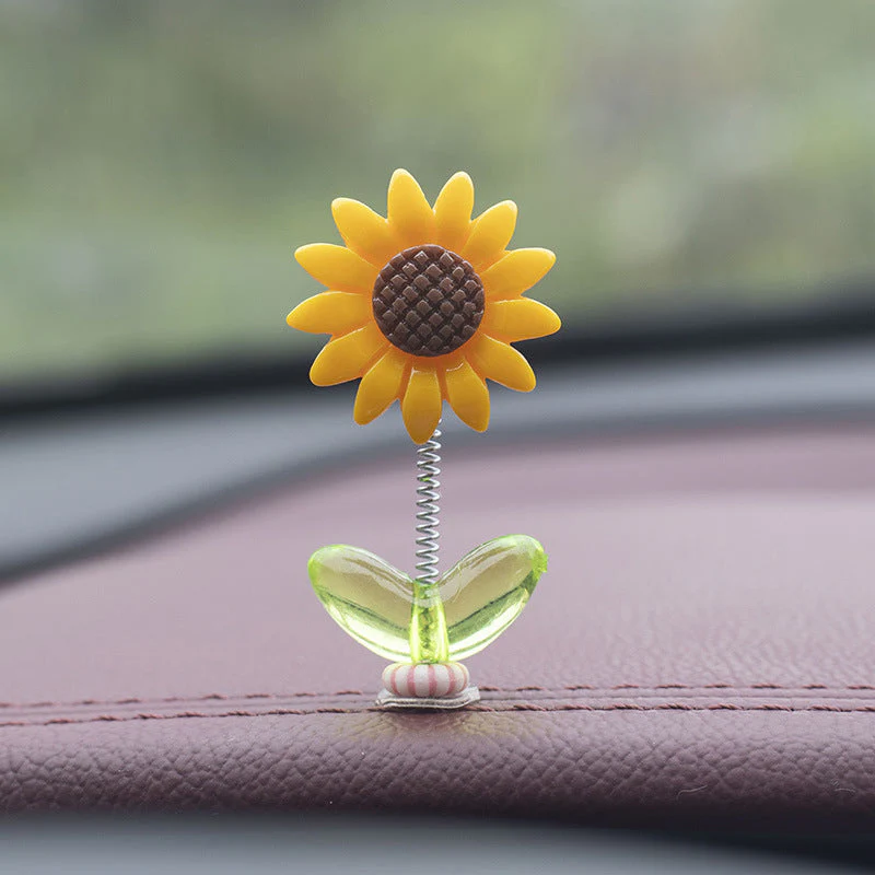 Schattig zonnebloem auto-ornament - Image 5