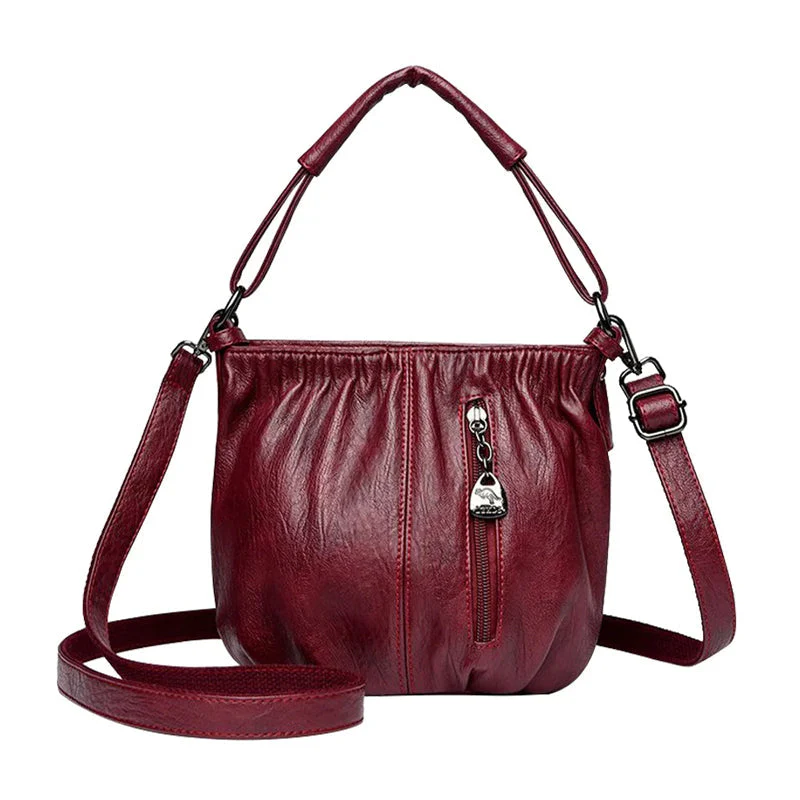 Schoudertas voor dames met retro textuur - Image 20