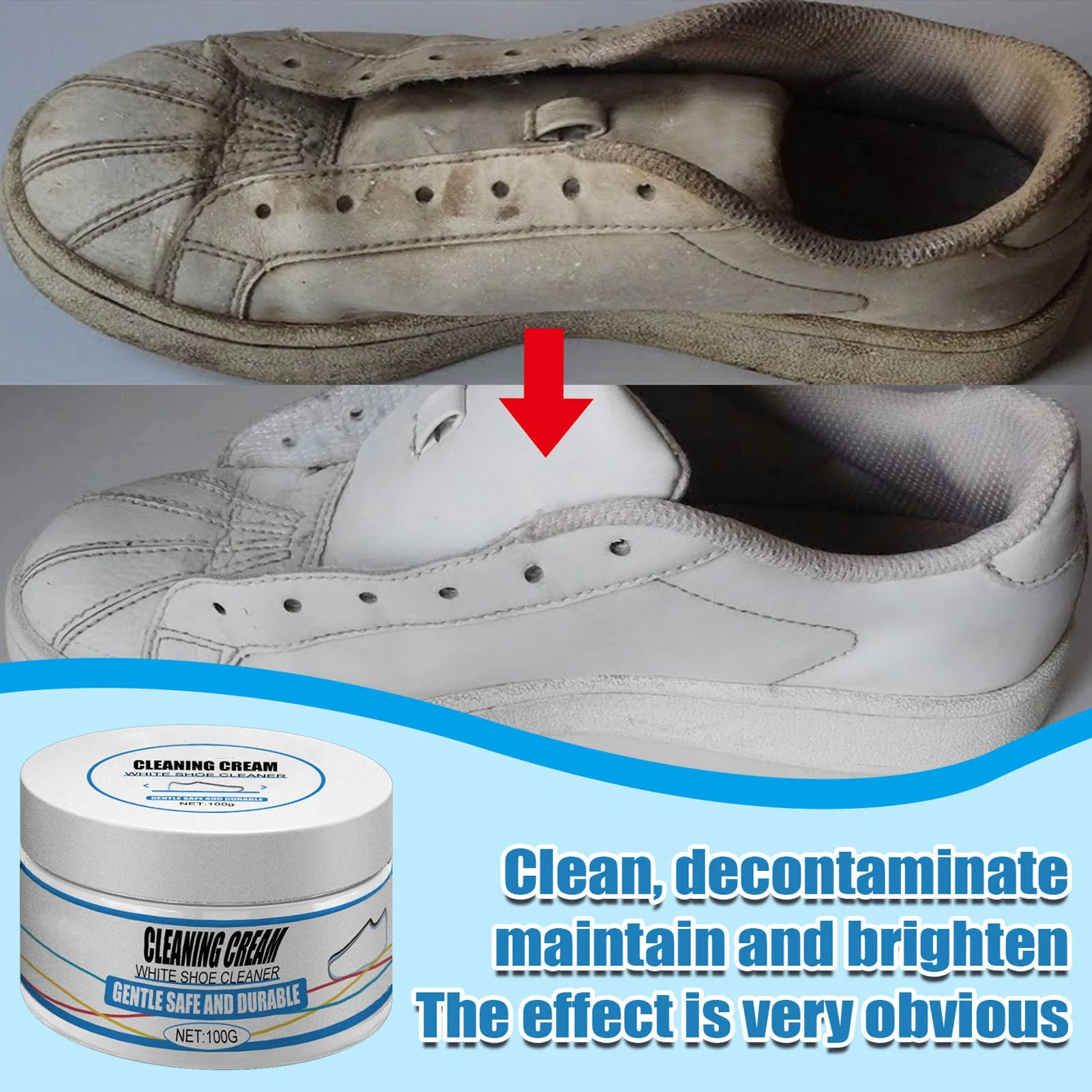 ShinyShoes™ - Snelste schoenbleekcrème - Met GRATIS spons - Image 3