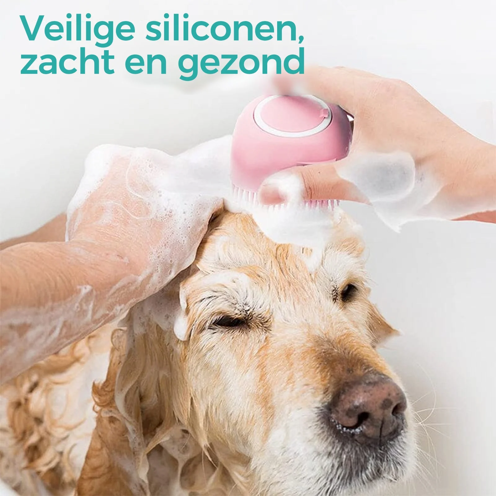 Siliconen badmassage zachte borstel - Image 11