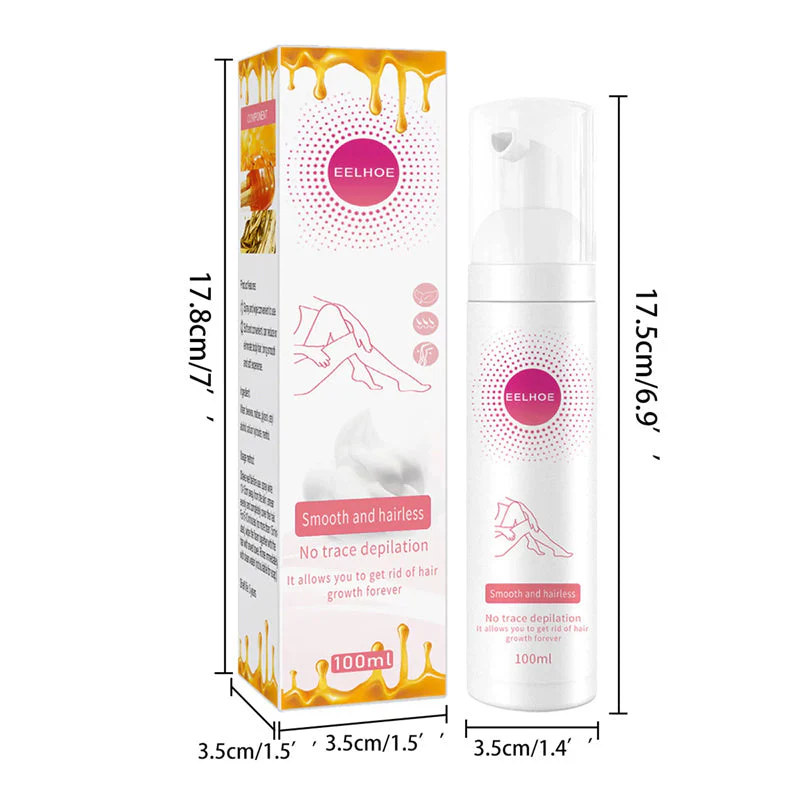 SilkBee 100ml – Honingmousse Ontharingsspray voor Zijdezachte Huid Zonder Irritatie | 1+1 GRATIS - Image 9