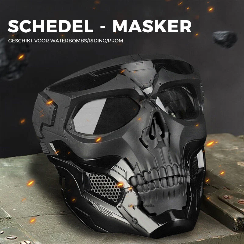Skull Goggle rijmasker - Image 17
