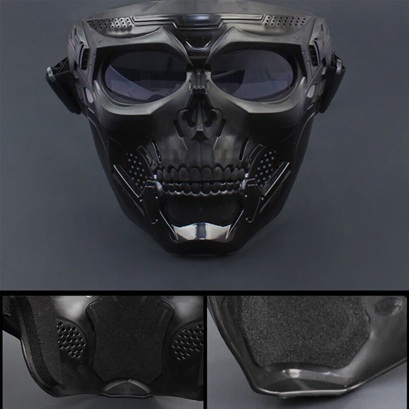 Skull Goggle rijmasker - Image 4