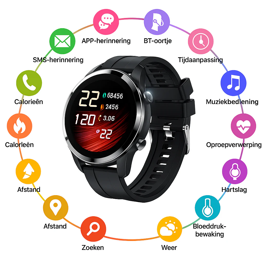 SmartFusion Pro – Smartwatch met Oordopjes | 50% KORTING - Image 4