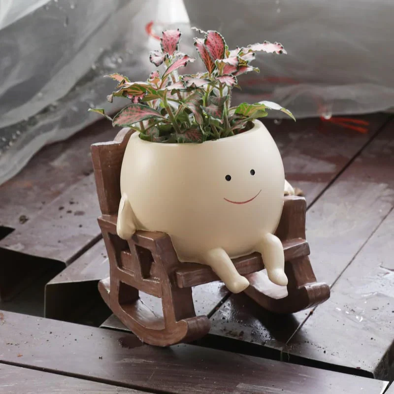 SmilePlanter - Grillige plantenbak met gezicht - Image 4