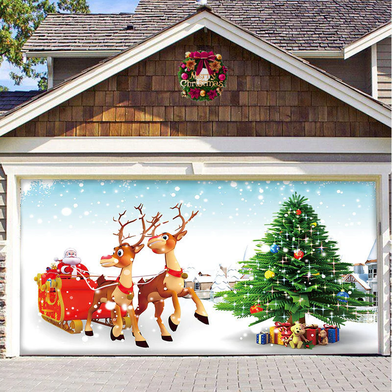 Sneeuw garage deur banner ornament - Image 10