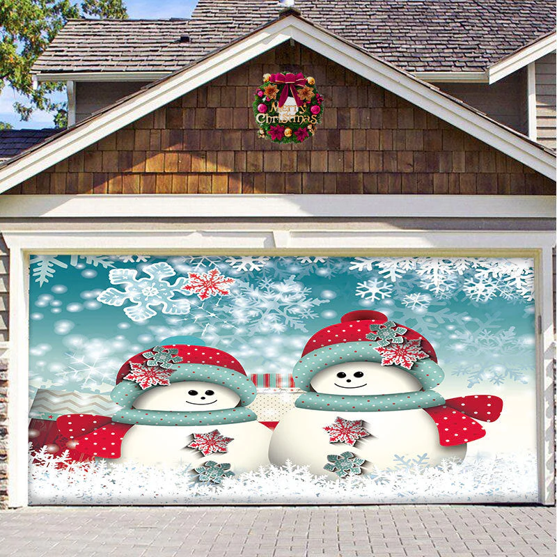 Sneeuw garage deur banner ornament - Image 14