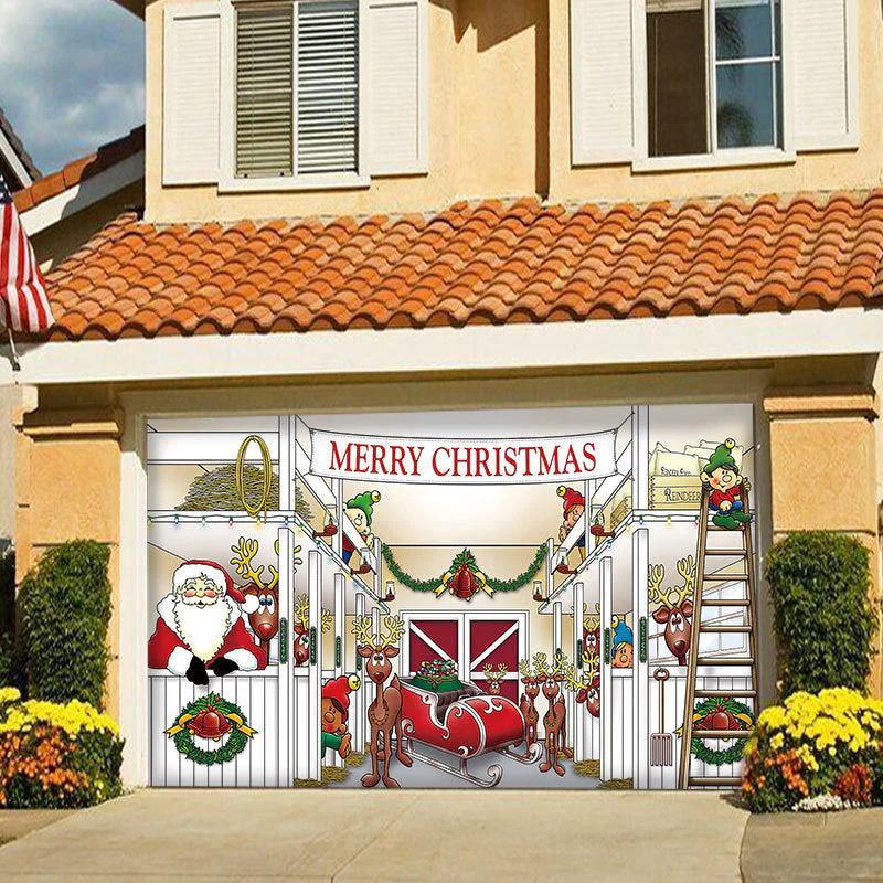 Sneeuw garage deur banner ornament - Image 18