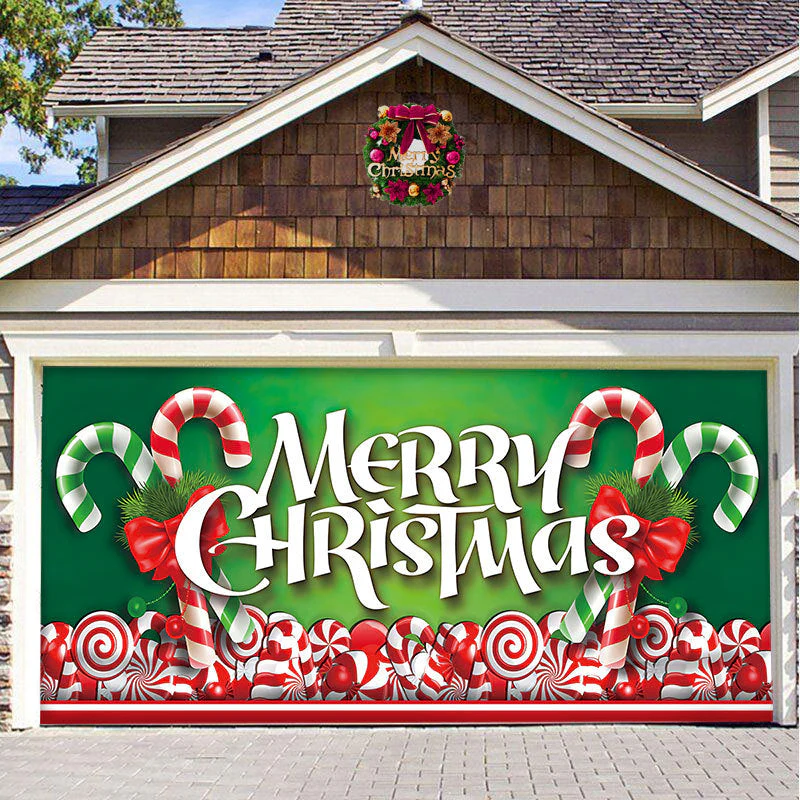 Sneeuw garage deur banner ornament - Image 5