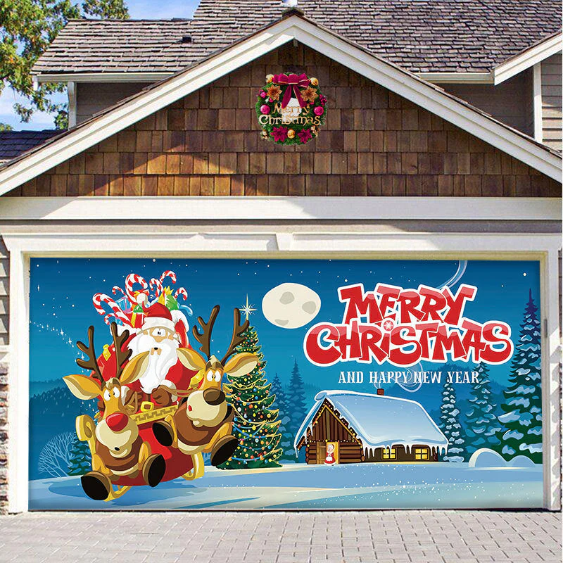 Sneeuw garage deur banner ornament - Image 7