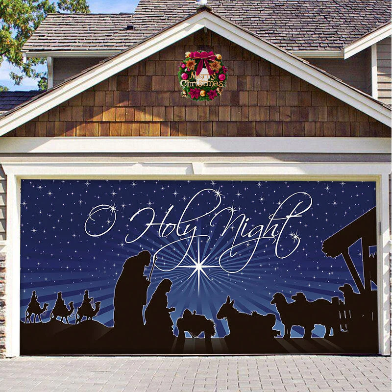 Sneeuw garage deur banner ornament - Image 8