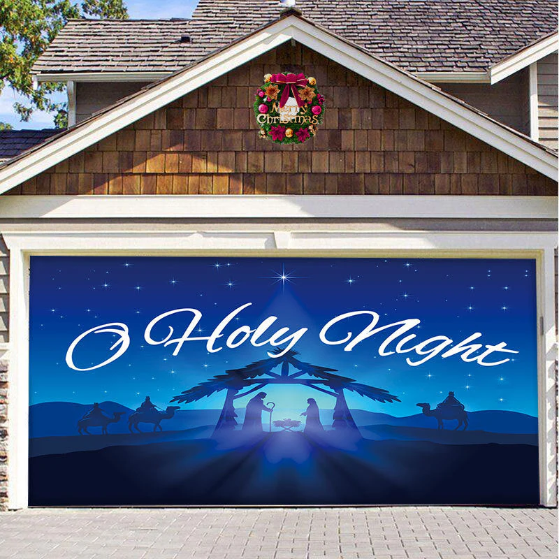 Sneeuw garage deur banner ornament - Image 9