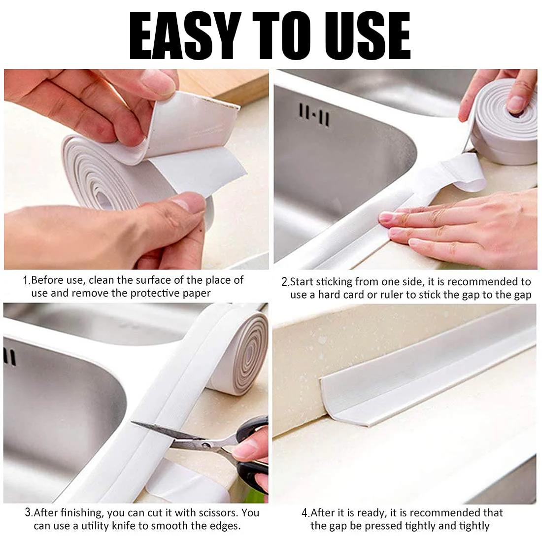 Soft Button Strip - Eenvoudige Decoratie voor Keuken en Badkamer - Image 5
