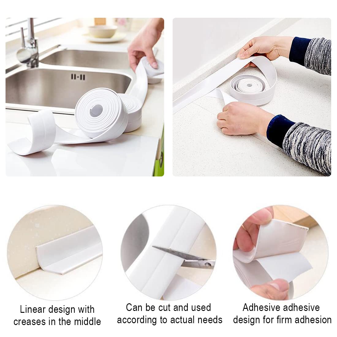 Soft Button Strip - Eenvoudige Decoratie voor Keuken en Badkamer - Image 6