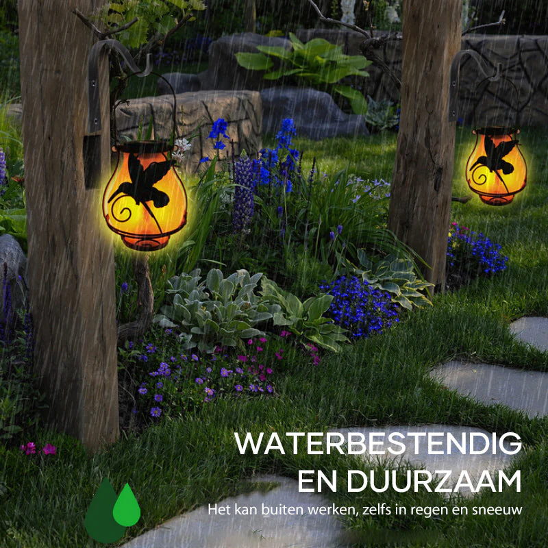 FlameGlow™ - Duurzame Lantaarnlampen op Zonne-energie voor Verlichting Dag en Nacht - Image 3