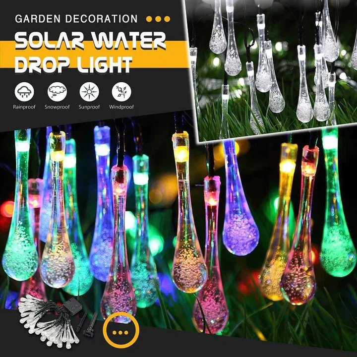 Solar Waterdruppels™ - Solar Partylights - Inclusief gratis zonnepaneel - Image 5