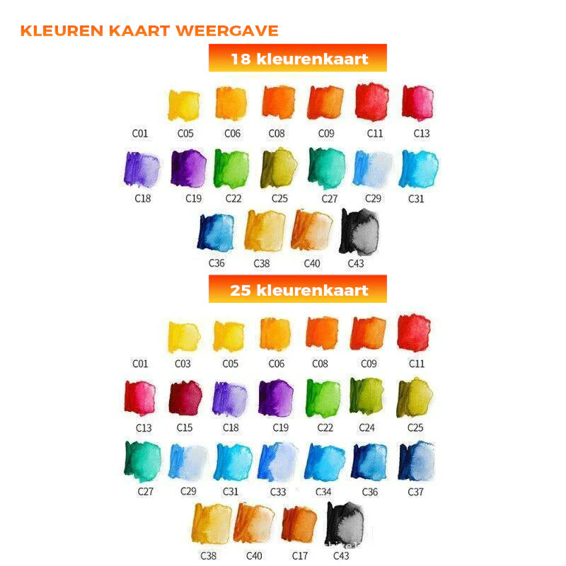 CreativBrush - Solid Gouache Pigment Palette | 50% KORTING - Image 10
