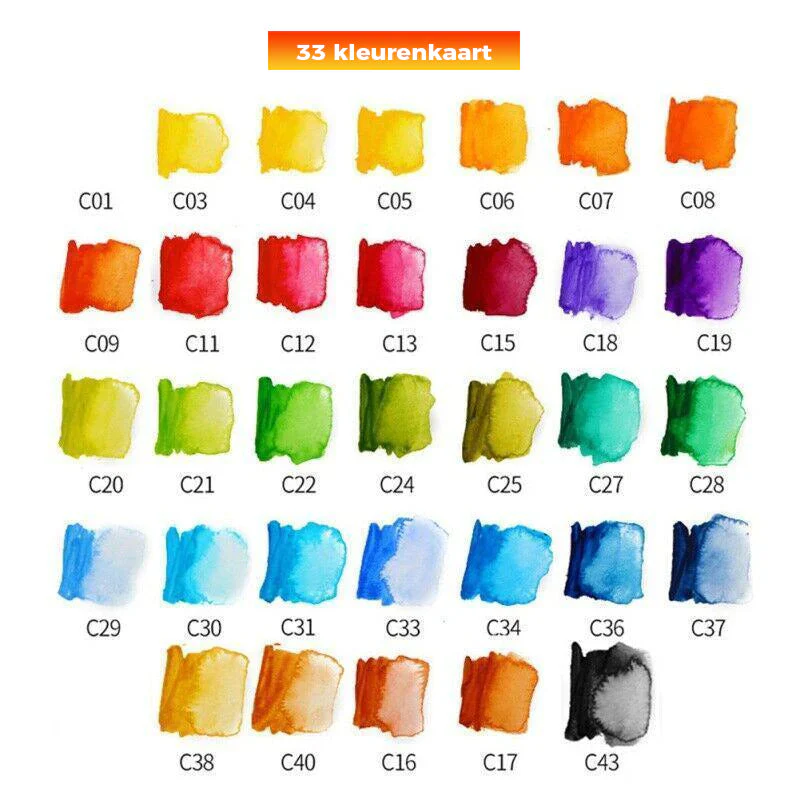 CreativBrush - Solid Gouache Pigment Palette | 50% KORTING - Image 11