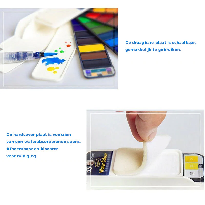CreativBrush - Solid Gouache Pigment Palette | 50% KORTING - Image 8