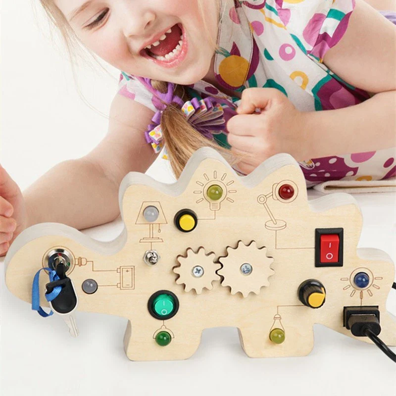 SparkPlay Houten Activiteitenbord – Versterkt Zelfvertrouwen, Wekt Verwondering Op - Image 2