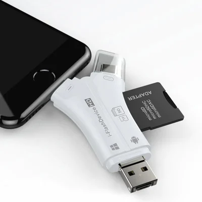 SpeedPort™ – 4-in-1 Draagbare Geheugenkaartlezer voor Mobiele Apparaten | Plug & Play Snelheid in je Zak | 50 % KORTING - Image 3