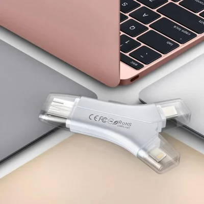 SpeedPort™ – 4-in-1 Draagbare Geheugenkaartlezer voor Mobiele Apparaten | Plug & Play Snelheid in je Zak | 50 % KORTING - Image 4