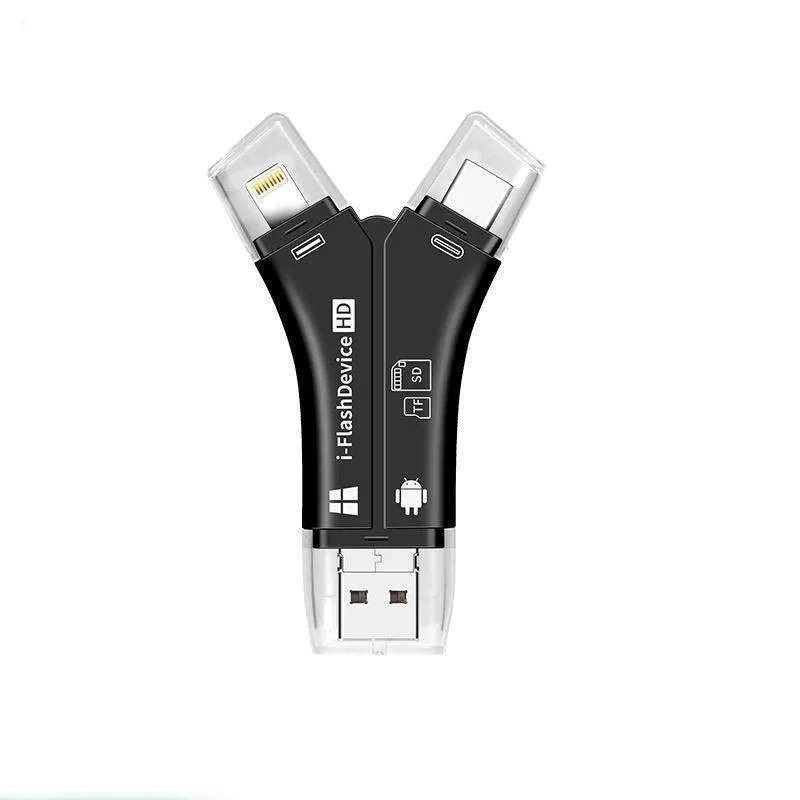 SpeedPort™ – 4-in-1 Draagbare Geheugenkaartlezer voor Mobiele Apparaten | Plug & Play Snelheid in je Zak | 50 % KORTING - Image 5