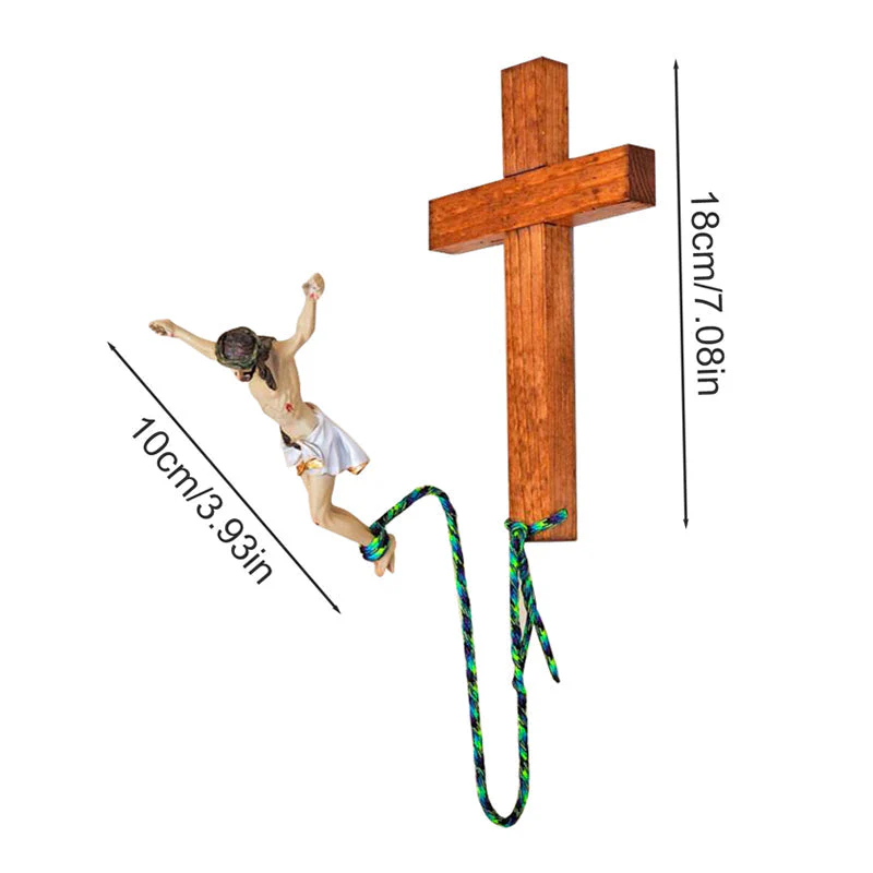 Sprong van geloof Jezus decoratie - Image 12