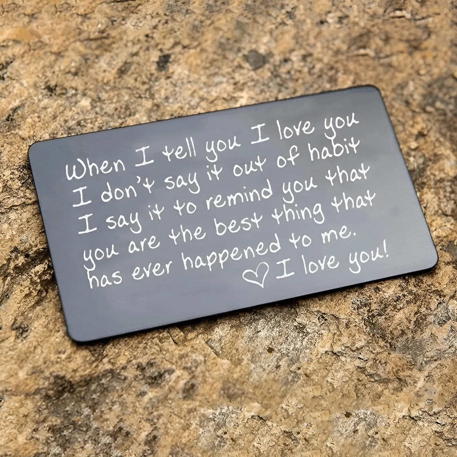 LoveCard - Een blijvende herinnering in een stijlvolle aluminium kaart | 50% KORTING - Image 11