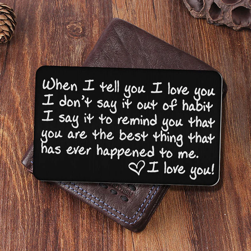 LoveCard - Een blijvende herinnering in een stijlvolle aluminium kaart | 50% KORTING - Image 7