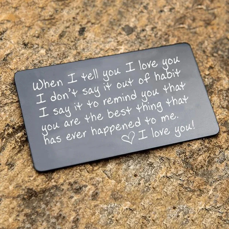 LoveCard - Een blijvende herinnering in een stijlvolle aluminium kaart | 50% KORTING - Image 8