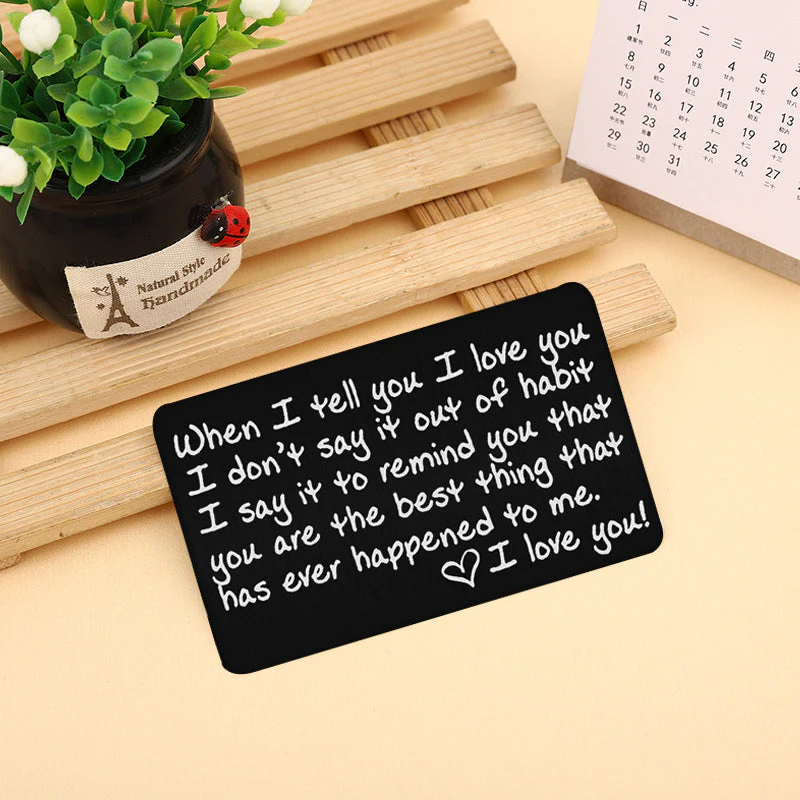 LoveCard - Een blijvende herinnering in een stijlvolle aluminium kaart | 50% KORTING - Image 9