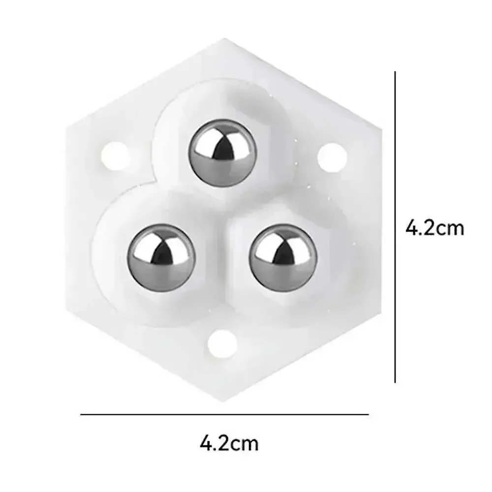 Stalen wielen (set 4 stuks) - voor eenvoudig en soepel verplaatsen van het meubilair 360° draaibaar - Image 2