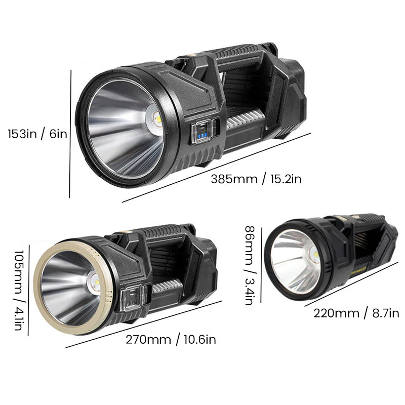 Sterke multifunctionele LED-zaklamp voor buiten - Image 10