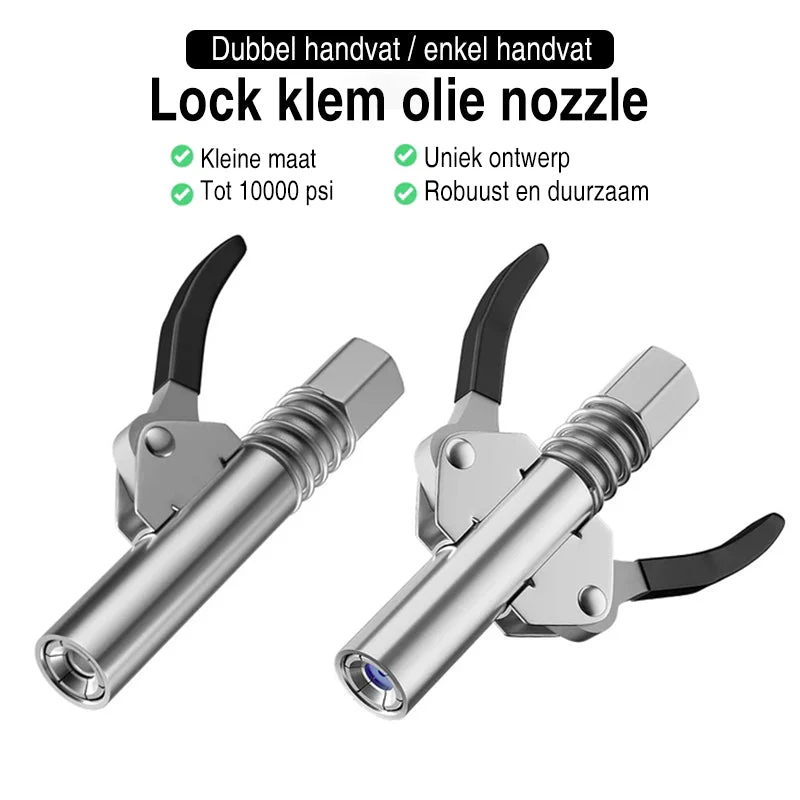Sterke vergrendeling op vetkoppelingen met 18 inch flexibele veerslang - Image 11