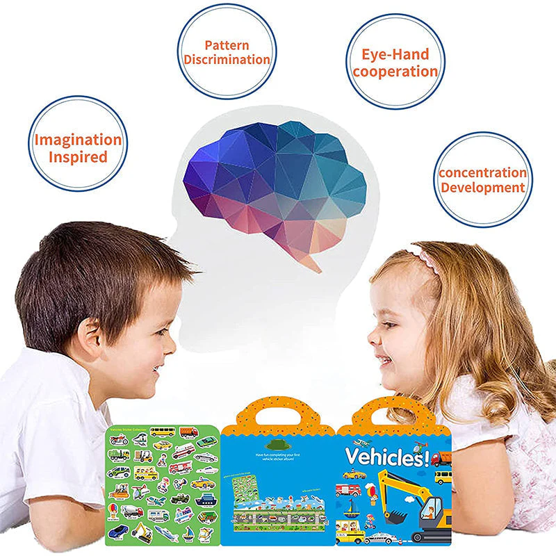Sticker voor kinderen leren educatieve speelgoed - Image 4