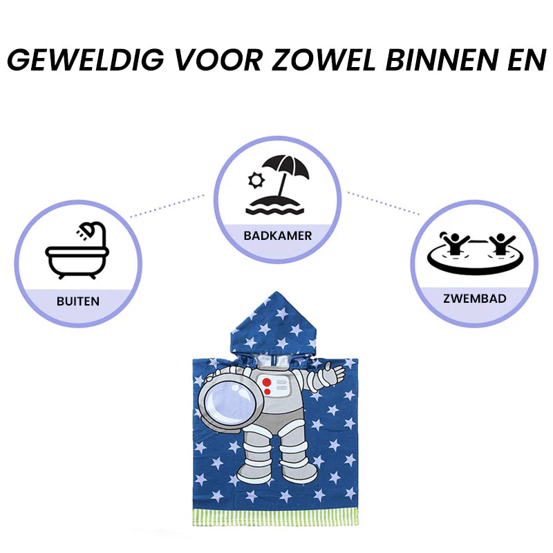 Strandhanddoeken met capuchon voor kinderen - Image 7