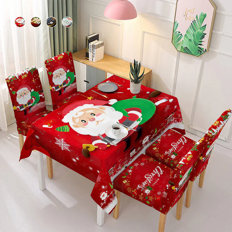 Stretch kerst tafelkleed