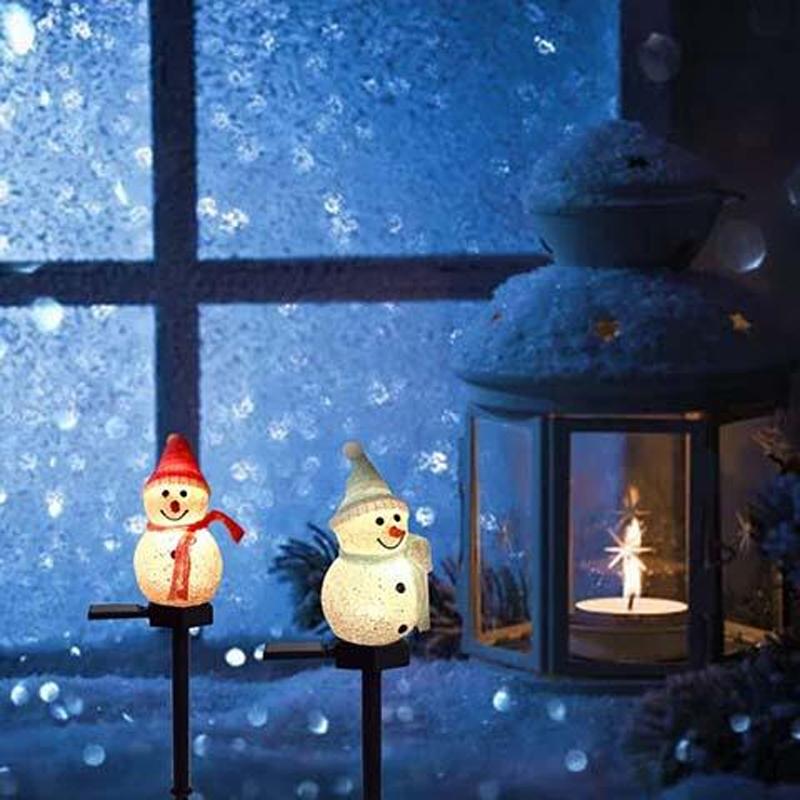 Superleuke waterdichte zonne-sneeuw pop lamp - Image 3