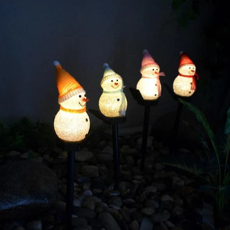 Superleuke waterdichte zonne-sneeuw pop lamp - Image 7