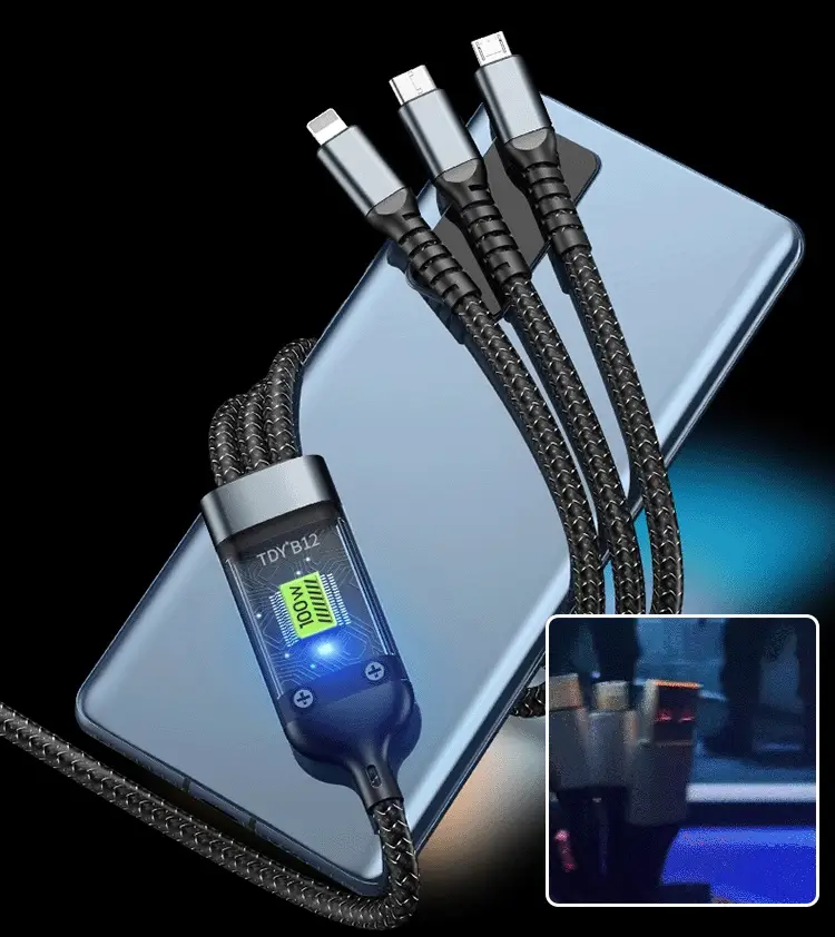 Supersnel opladen 3-in-1 datakabel - Image 13