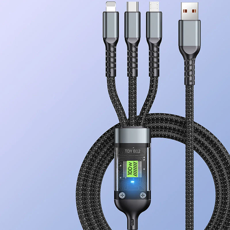 Supersnel opladen 3-in-1 datakabel - Image 5