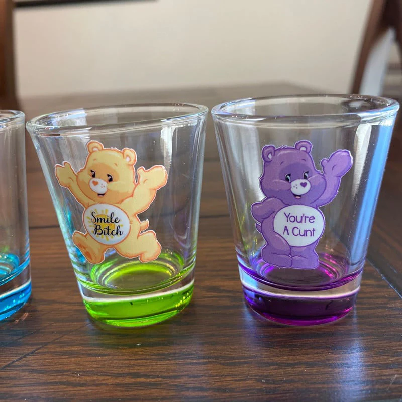 Swear Bears borrelglaasjes, 6 stuks - Image 5