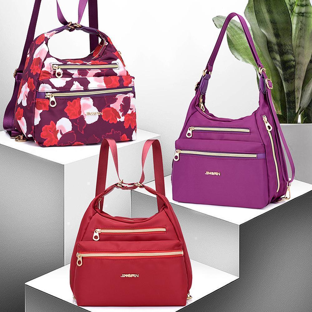 Tas met dubbele ritsen, handtas en schoudertas - Image 7