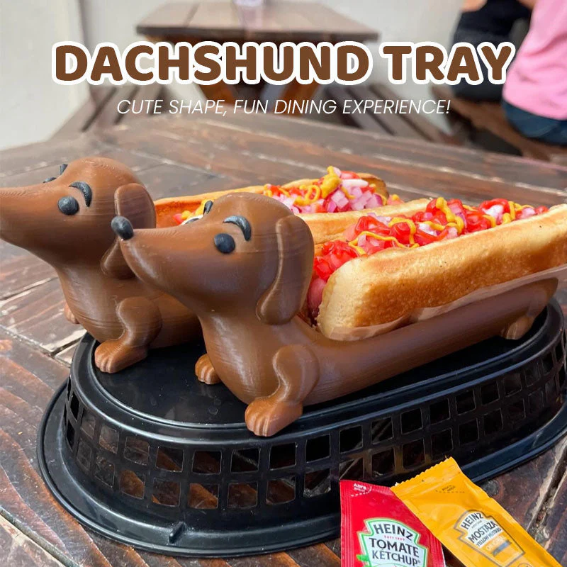 Teckel Tablet - Grappige Serveertool voor Hotdogs en Snacks