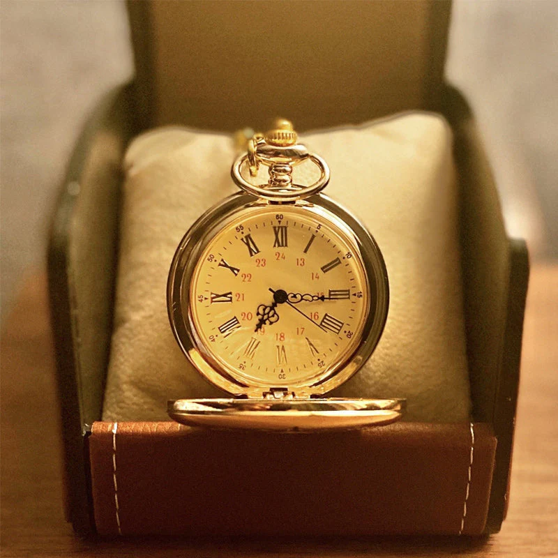 To My Son Quartz Pocket Chain Watch - Image 4