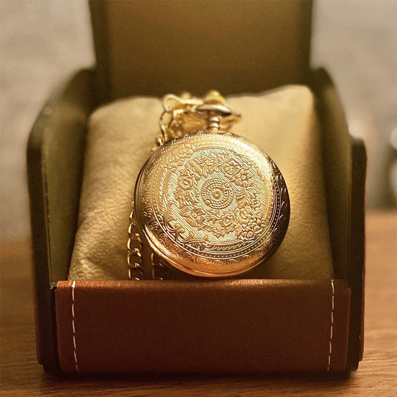 To My Son Quartz Pocket Chain Watch - Image 5