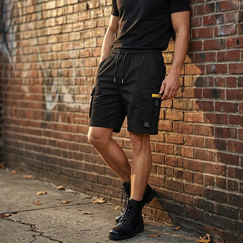 Travis – Heren Cargo Shorts met Verstelbare Tailleband