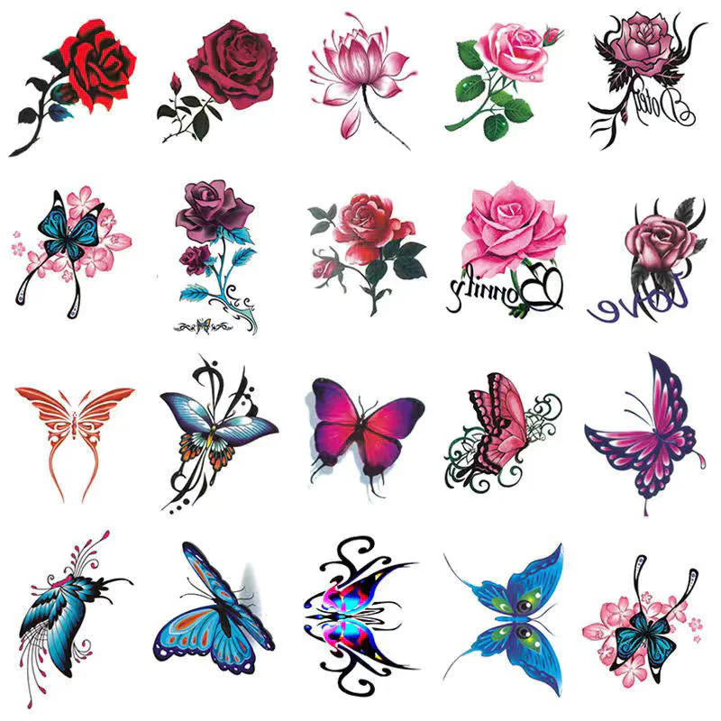 Trendy 3D-tatoeage stickers - Image 11